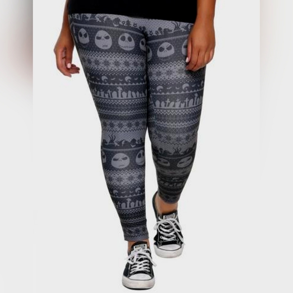 Disney💀Tim Burton's The Nightmare Before Christmas 25 Years Collectors Leggings